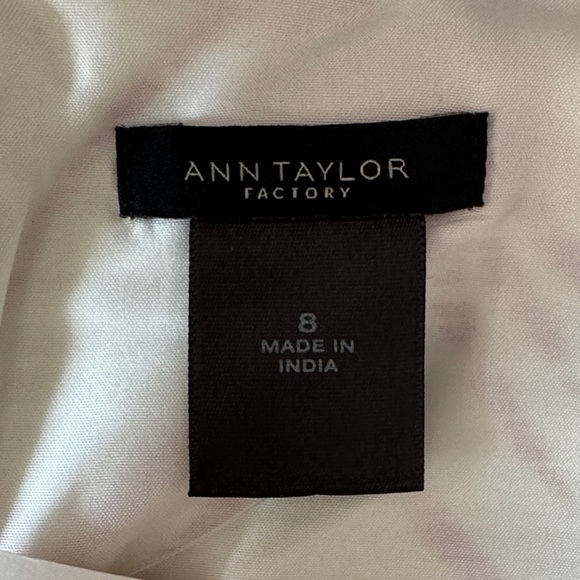Ann Taylor Floral Dress in Pink and Off-White NWT - Picture 6 of 8